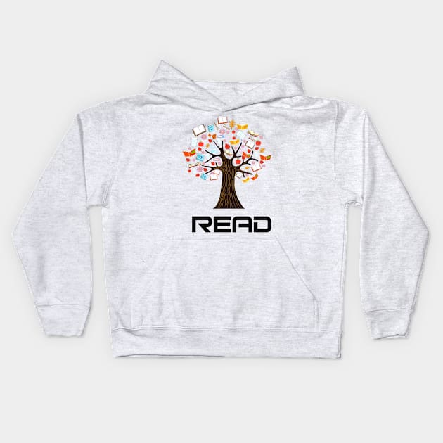 Read Kids Hoodie by ABOHILI